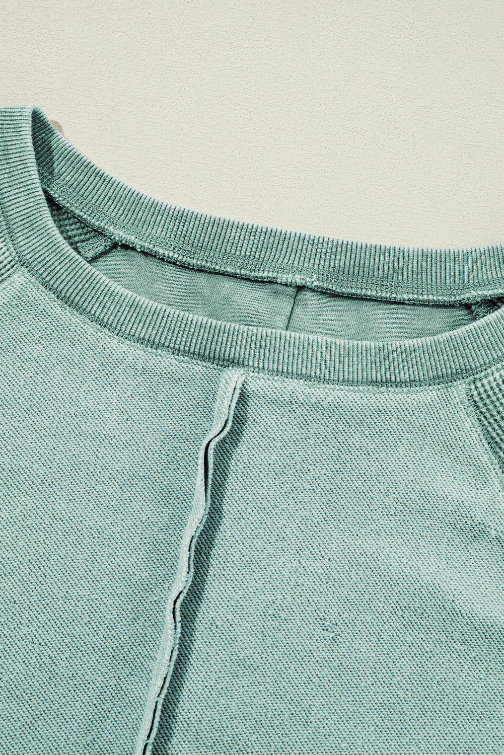 Sudadera de cuello redondo y manga larga
