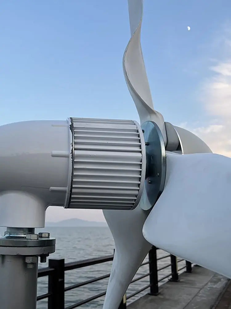 5KW Wind Turbine Generator 48V 96V On Grid Free Energy Generators Free Energy Windmill With MPPT Controller Inverter